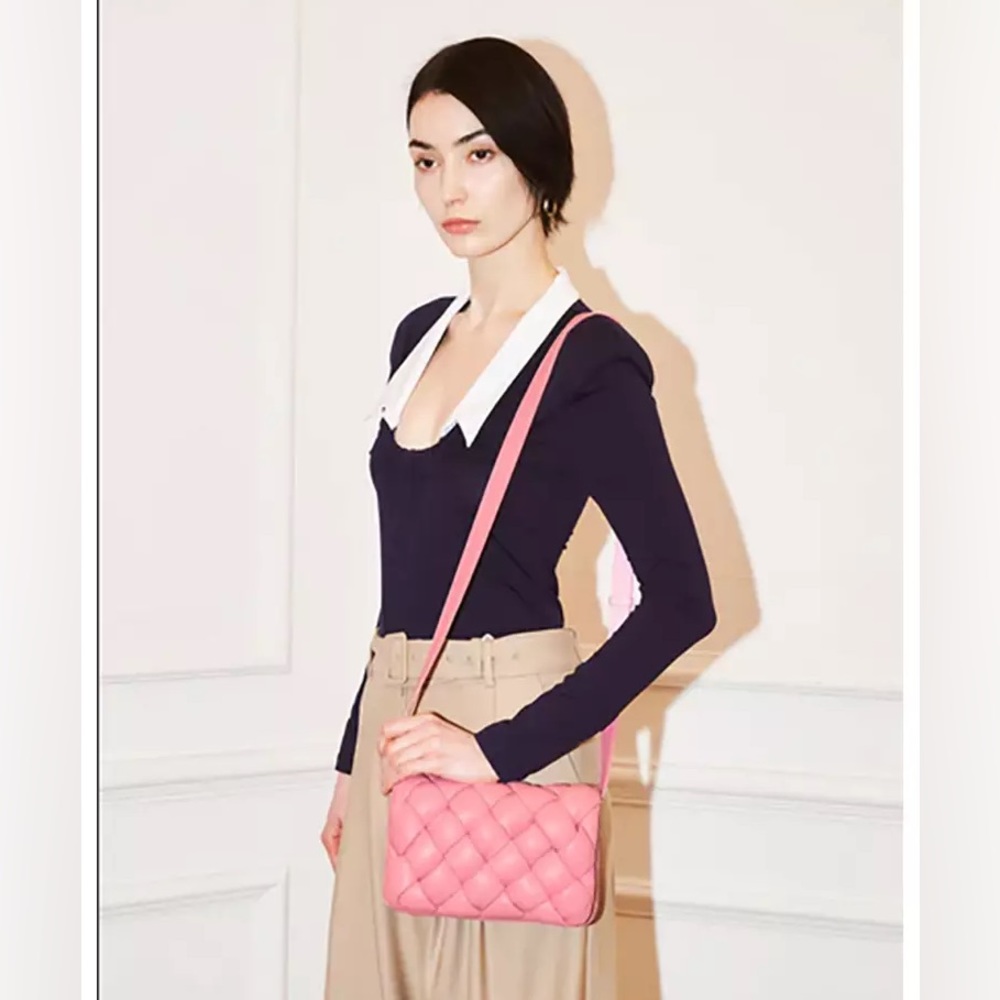 JW PEI | Pink Crossbody Maze Purse